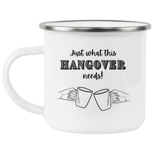 Hangover Coffee | Enamel Camping Mug