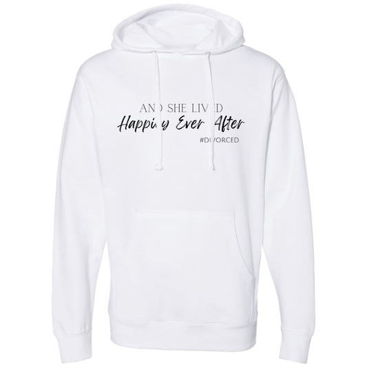 Happily Ever After #Divorced | Midweight Hooded Sweatshirt