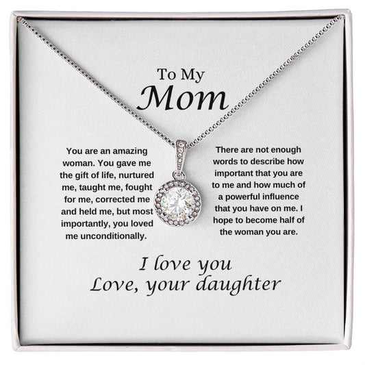 To My Mom, From Daughter | Eternal Hope Necklace